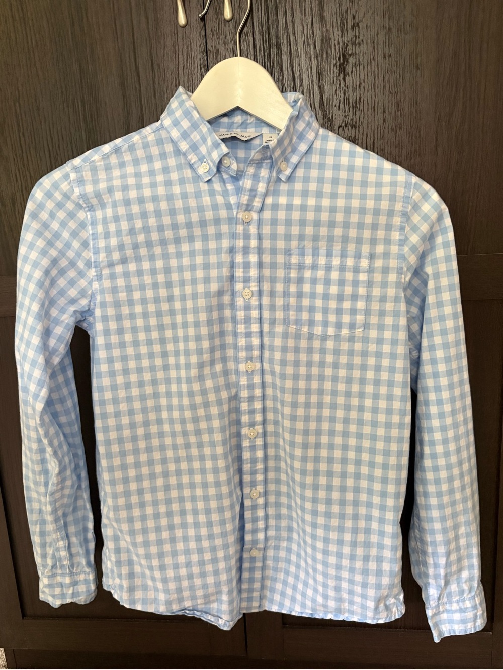 🧢 Janie and Jack Boy’s Long Sleeve Button Down Size 12 🧢